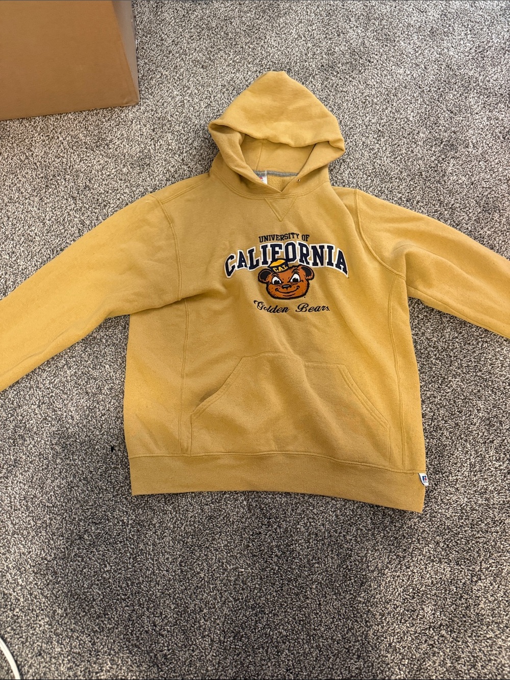 Russell Athletic Golden Yellow University of California Hoodie
